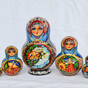 BÚP BÊ NGA 5 LỚP 15CM CỔ TÍCH