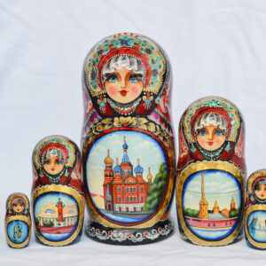 BÚP BÊ NGA 5 LỚP 18CM PHONG CẢNH