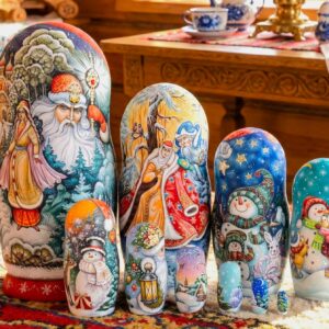 búp bê Nga 10 lớp 25cm cổ tích mùa đông