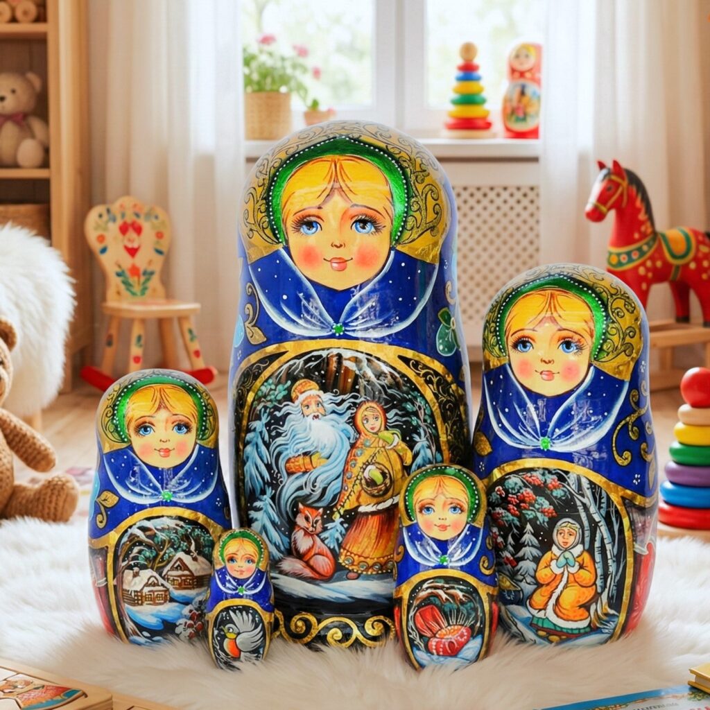 BÚP BÊ NGA 5 LỚP CAO CẤP