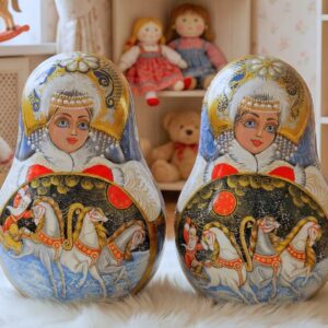 búp bê lật đật Nga 15cm cao cấp