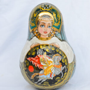 búp bê lật đật Nga bằng gỗ dòng cao cấp