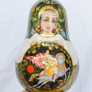 búp bê lật đật Nga bằng gỗ dòng cao cấp