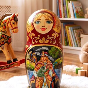 BÚP BÊ NGA 5 LỚP 18CM CỔ TÍCH