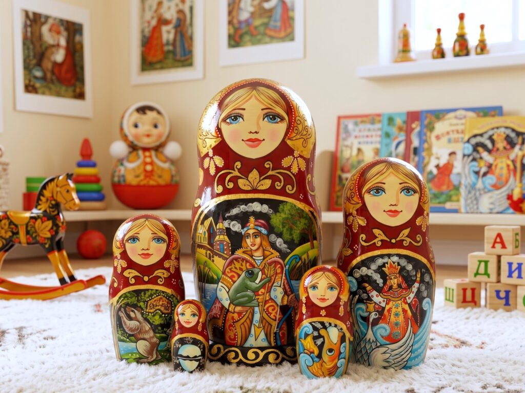 BÚP BÊ NGA 5 LỚP CAO CẤP