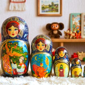 búp bê Nga 5 lớp 18cm cổ tích