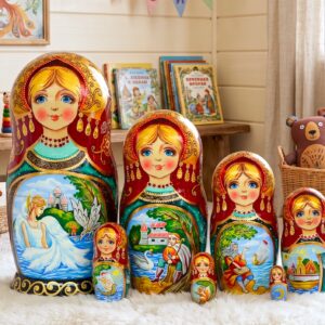 Búp bê Nga 7 lớp 22cm cổ tích