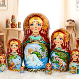 Búp bê Nga 7 lớp 22cm cổ tích