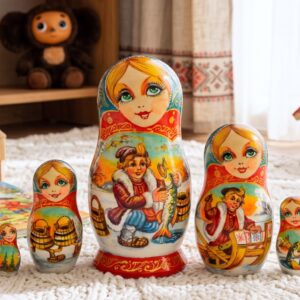 búp bê Nga 5 lớp 18cm cổ tích cá măng