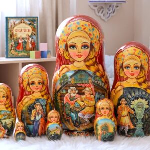 búp bê Nga 7 lớp 22cm cổ tích