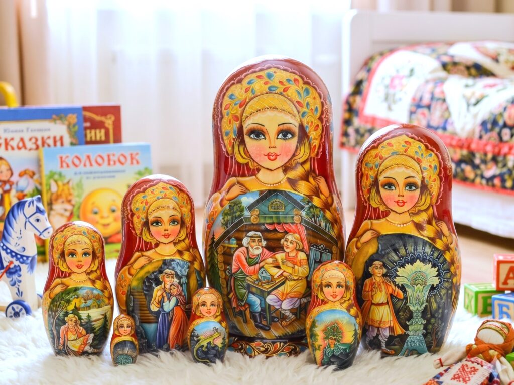 BÚP BÊ NGA 7 LỚP CAO CẤP