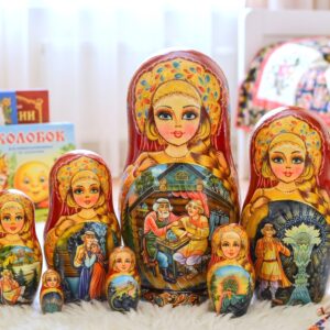 búp bê Nga 7 lớp 22cm cổ tích