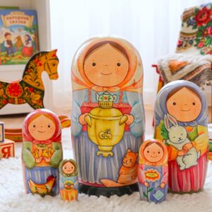 Búp bê Nga 5 lớp 18cm Samovar