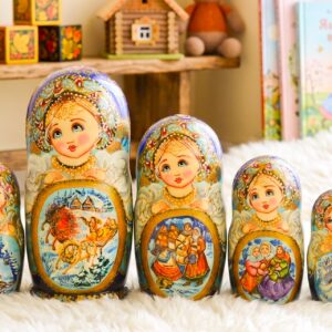 Búp bê Nga 10 lớp 26cm Mùa đông