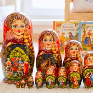 búp bê Nga 10 lớp 26cm cao cấp thôn quê Slavo
