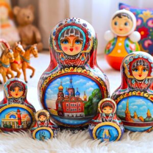 BÚP BÊ NGA 5 LỚP 15CM SAINT PETERSBURG