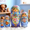 búp bê Nga cao cấp 5 lớp 16cm Samovar