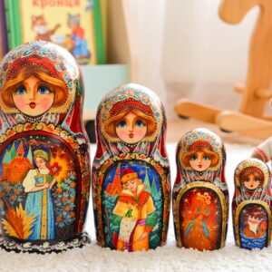 búp bê Nga 5 lớp 18cm công chúa Ếch