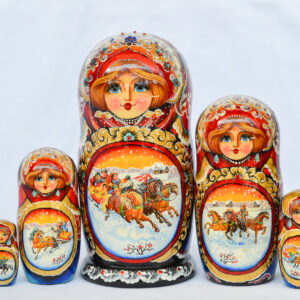 BÚP BÊ NGA 5 LỚP 18CM TAM MÃ MÙA ĐÔNG