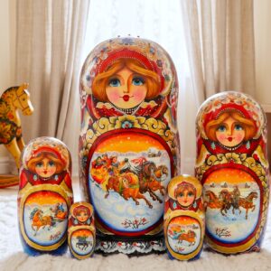 BÚP BÊ NGA 5 LỚP 18CM TAM MÃ MÙA ĐÔNG