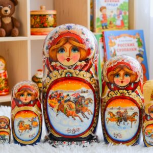 BÚP BÊ NGA 5 LỚP 18CM TAM MÃ MÙA ĐÔNG