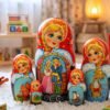 búp bê Nga 5 lớp 18cm cổ tích
