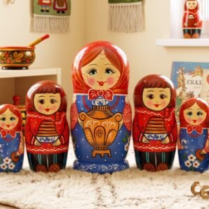 búp bê Nga 7 lớp ôm Samovar