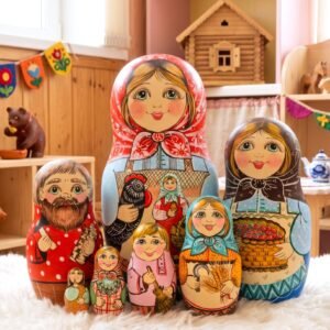 búp bê Nga 7 lớp ôm gà