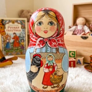 búp bê Nga 7 lớp ôm gà