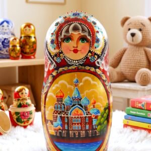 búp bê Nga 5 lớp 18cm Saint Petersburg