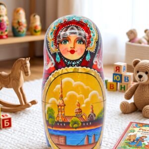 búp bê Nga 5 lớp 18cm Saint Petersburg