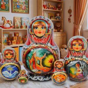 búp bê Nga 5 lớp 15cm cổ tích