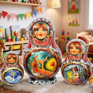 búp bê Nga 5 lớp 15cm cổ tích